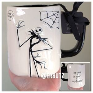 Rae Dunn x Nightmare Before Christmas SEE YOU IN YOUR NIGHTMARES Mug 🕸️